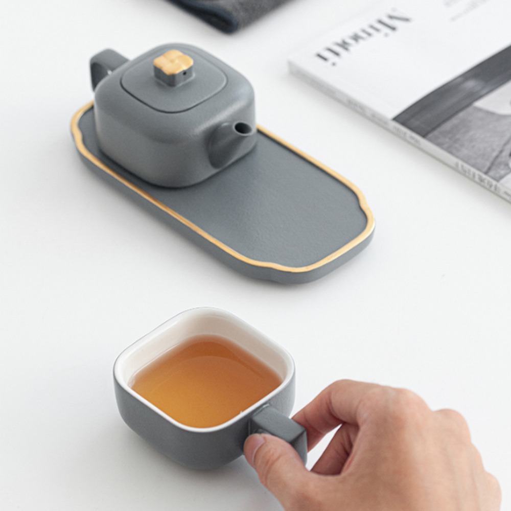 ティーポット、カップ、カップカバー、茶盆、茶巾故宮宮廷文化 | 茶器セット