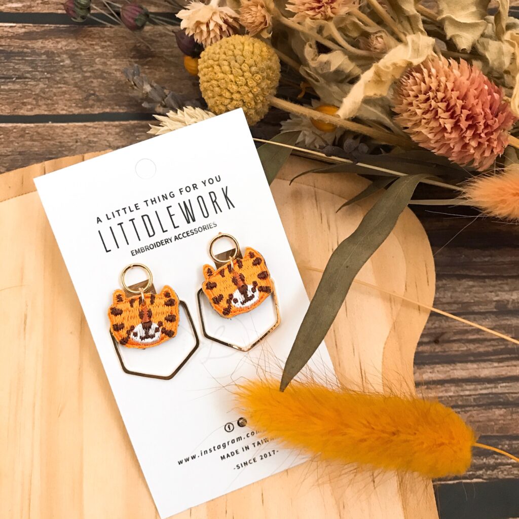 刺繍ピアス・イヤリング
トラ
虎
寅年
Littdlework
アクセサリー
台湾ブランド