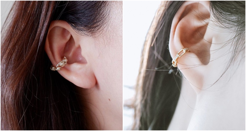 「可調校式」及「不可調校式」耳骨夾 Ear cuff