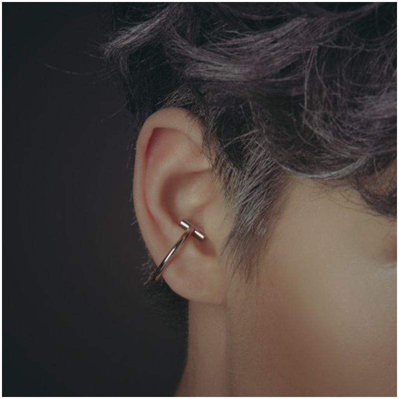 簡約 T 型 耳骨夾 Ear Cuff