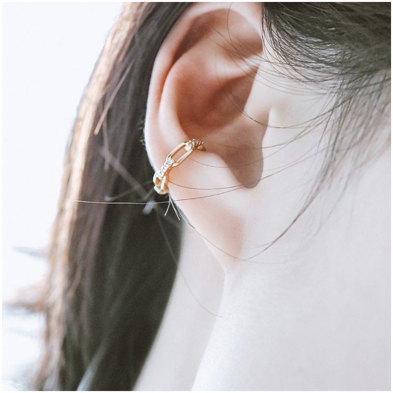 925 純銀鏈扣 耳骨夾 Ear Cuff