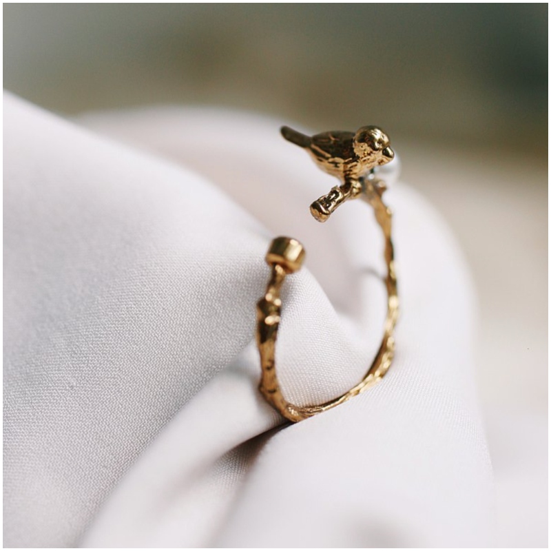 森林系小鳥 耳骨夾 Ear Cuff