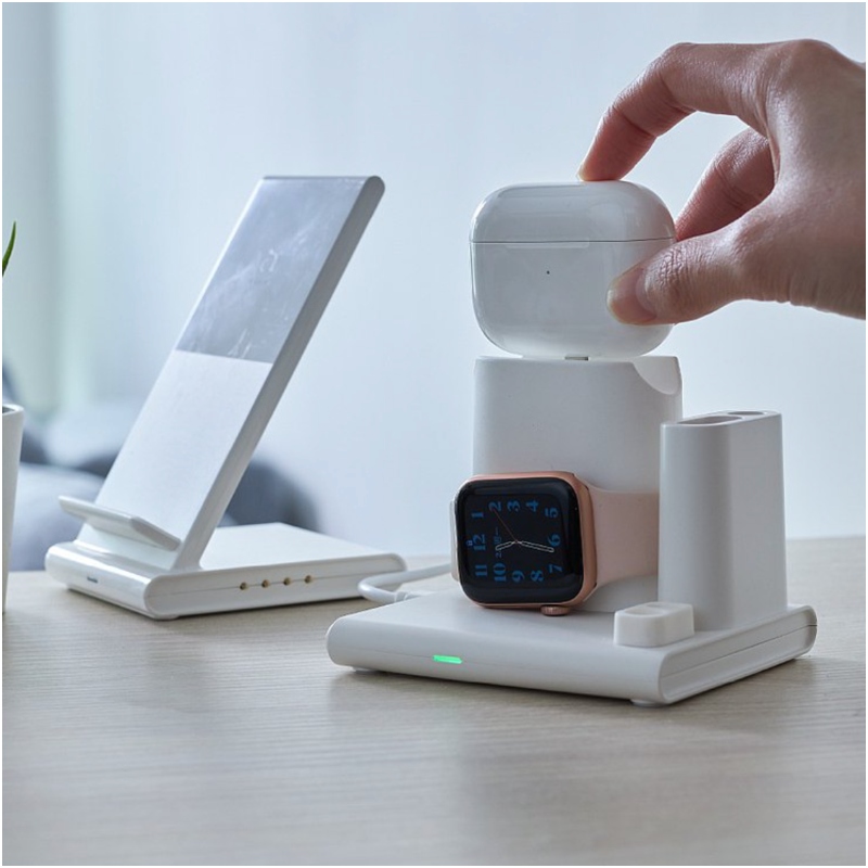 父親節禮物 四合一無線充電座