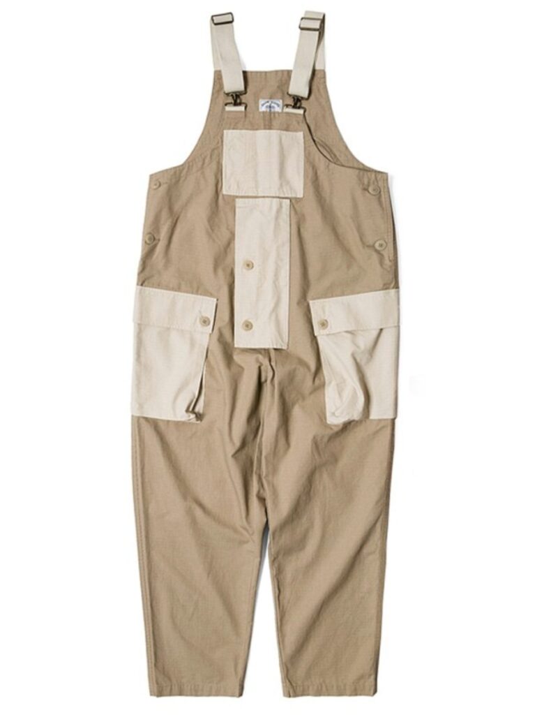 ISLAND SCOUTS 拼接工裝Ripstop吊帶褲