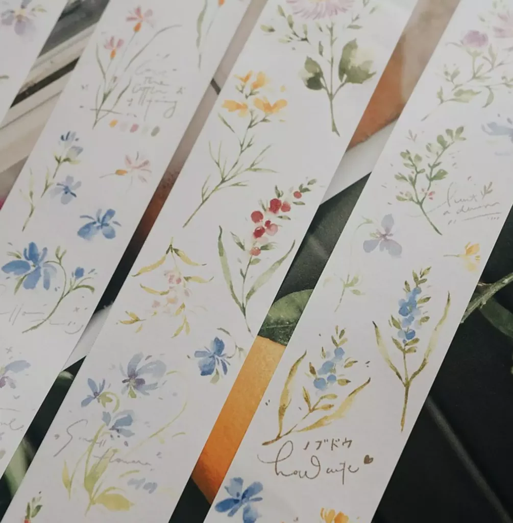 待花開 和紙膠帶(按上圖訂購)
