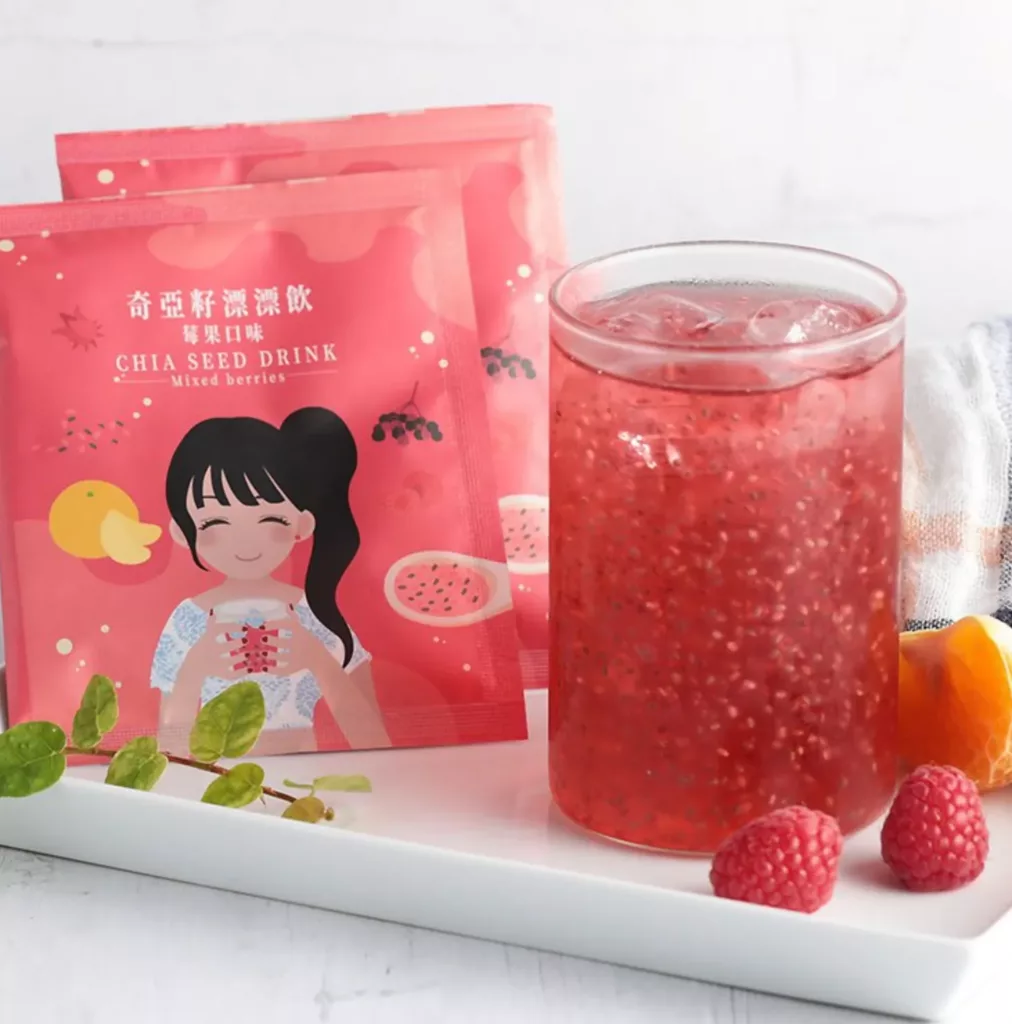 奇亞籽漂漂飲 莓果口味(按上圖訂購)