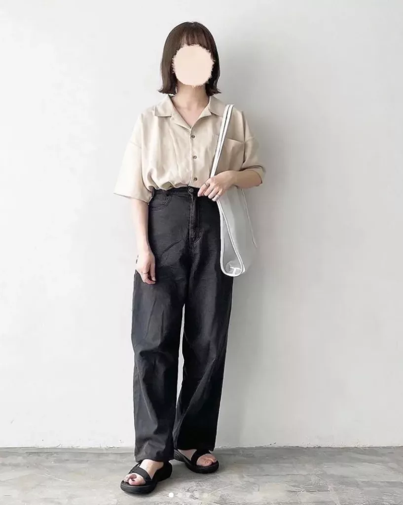 闊腳褲穿搭