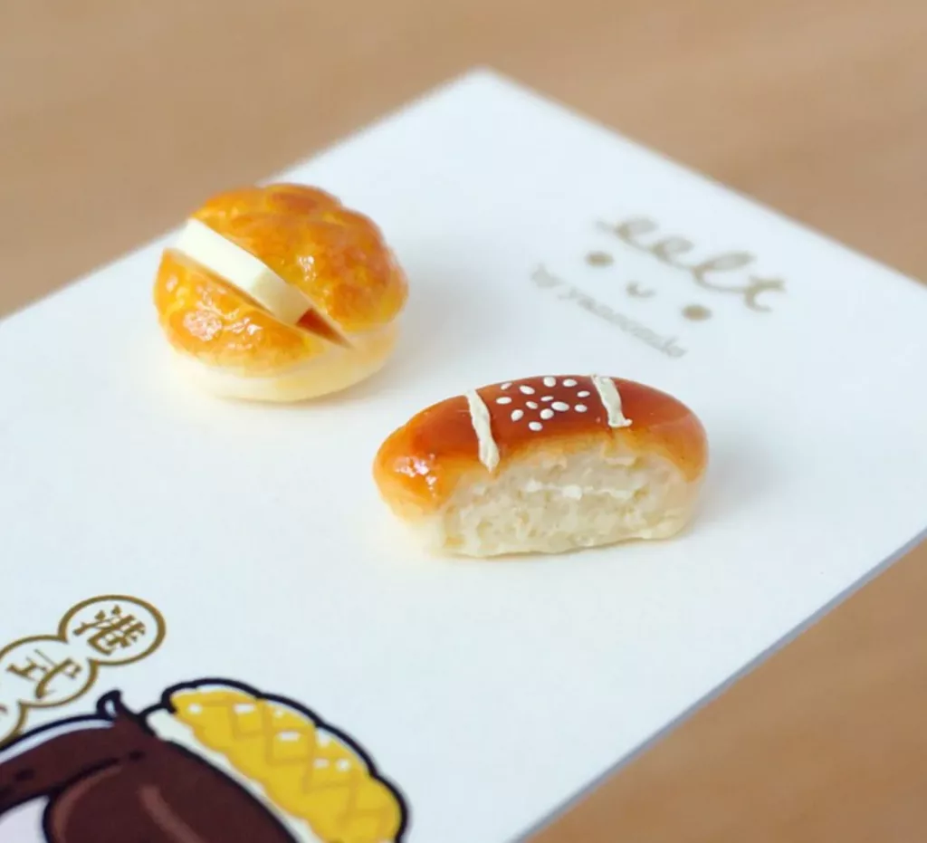 香港茶餐廳系列雞尾包手工耳環(按上圖訂購)