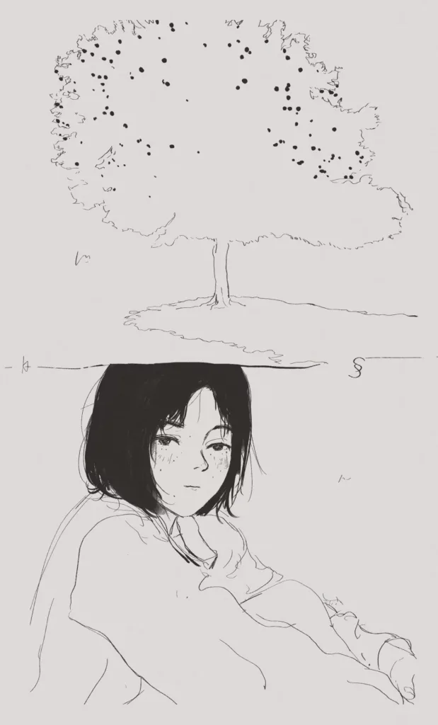 秋野コゴミ人物插畫