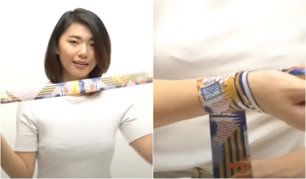 絲巾綁法