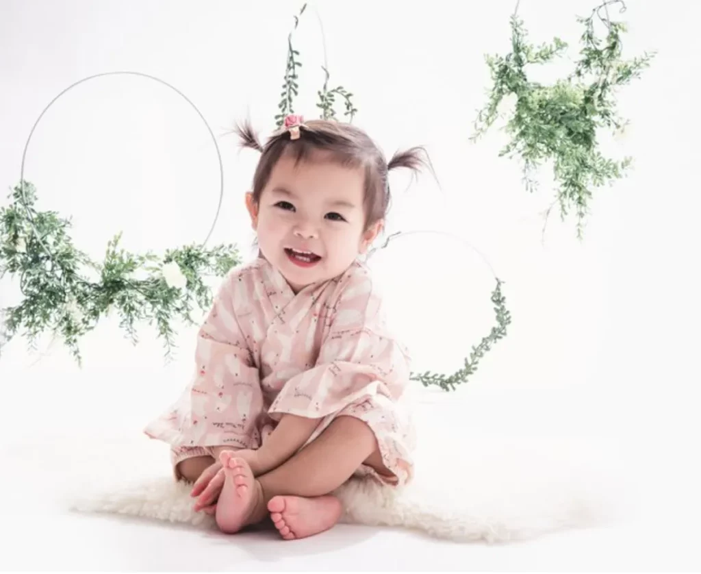 Baby Kimono Romper Mayumi (按上圖訂購)