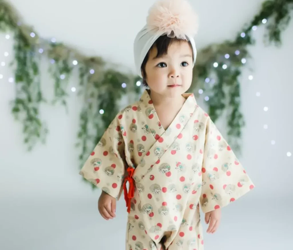 Baby Kimono Romper Mayumi (按上圖訂購)