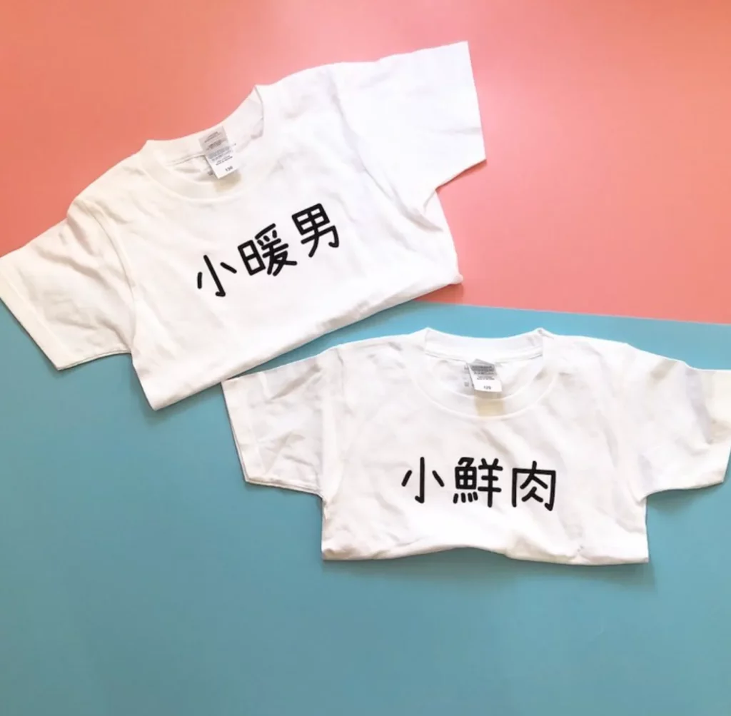 小暖男+小鮮肉 T-Shirt (按上圖訂購)