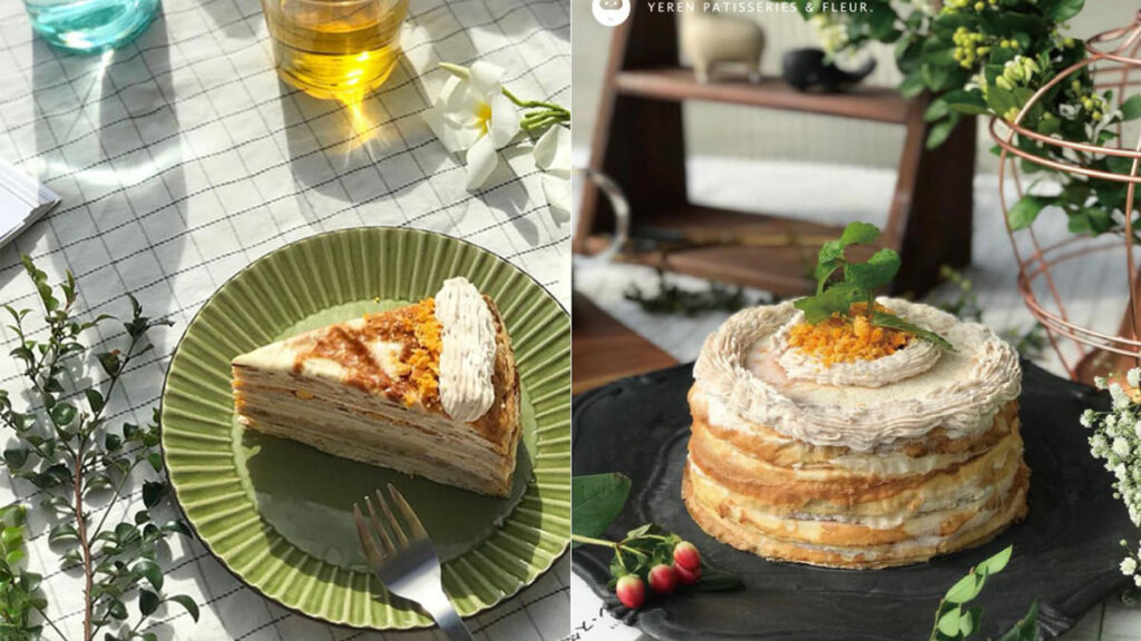 2021 網購芋頭甜點蛋糕:冶人&花金沙芋頭千層蛋糕,可宅配
