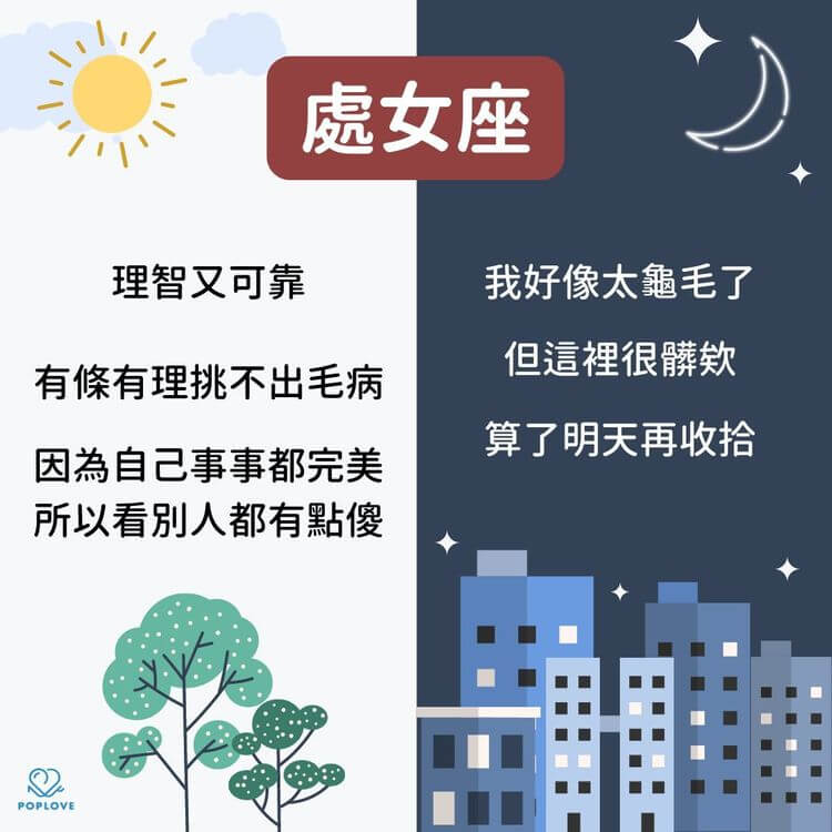 處女座個性:標準原則