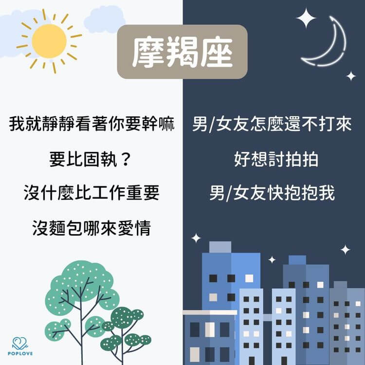 摩羯座個性 其實很黏另一半