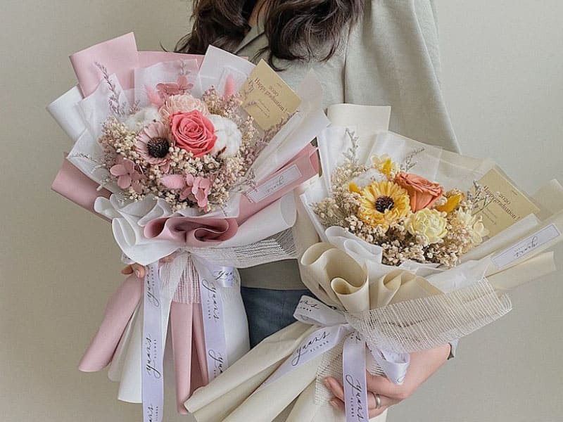 2021 畢業創意花束推薦-乾燥花束-永生花束