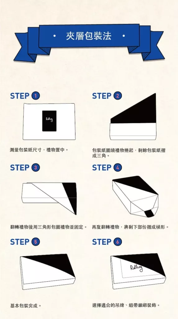 禮物包裝教學步驟