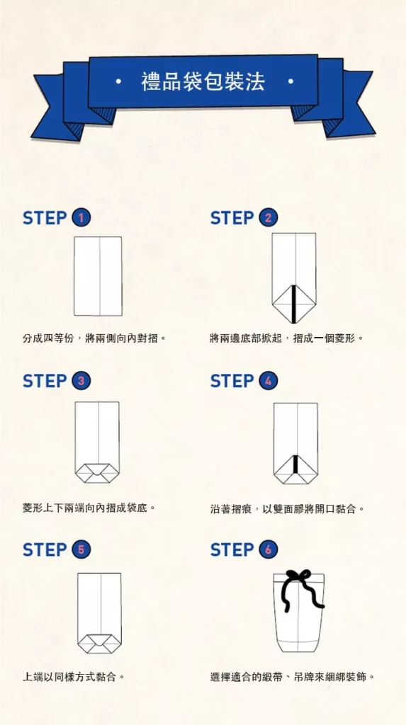 禮物包裝教學步驟
