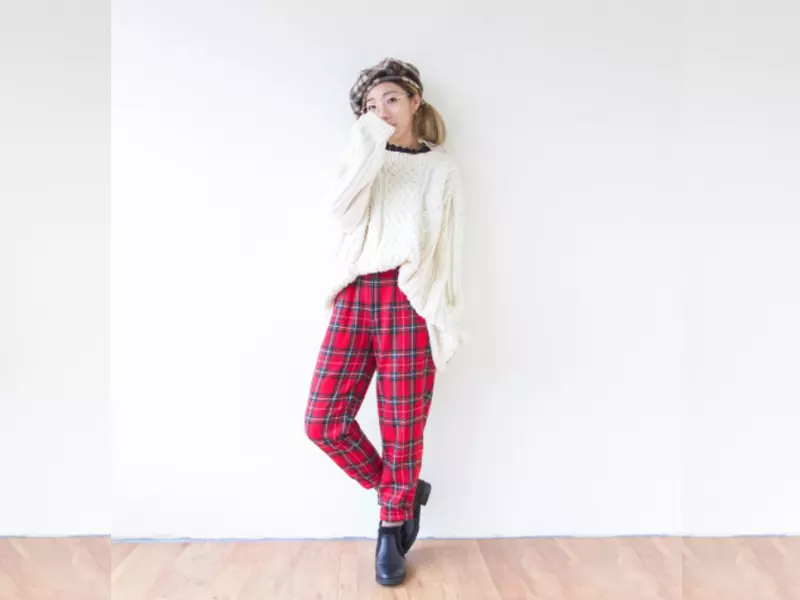蘇格蘭紅色格紋是經典樣式