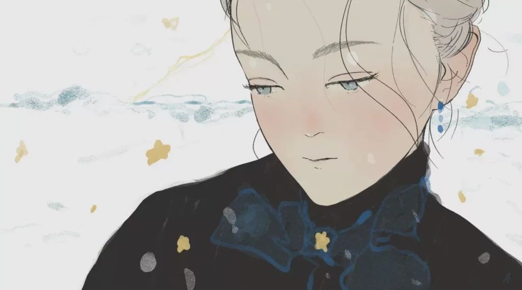 秋野コゴミ人物描寫插畫