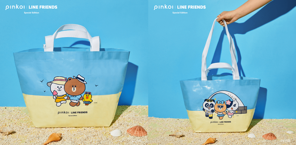 LINE FRIENDS-2022-花火節限定商品-花火節海灘袋-Pinkoi