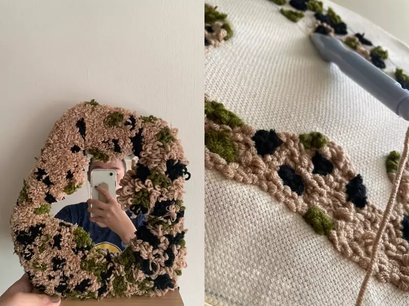 俄羅斯刺繡套組材料包 立鏡裝飾