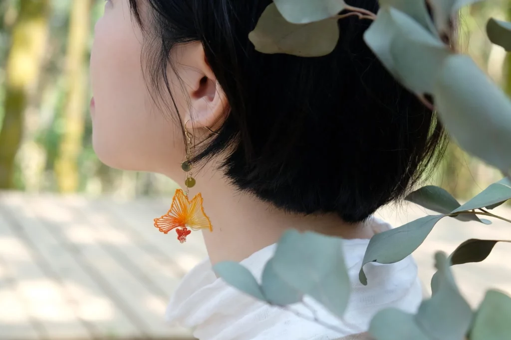 風花 fuuka. 的金魚耳環