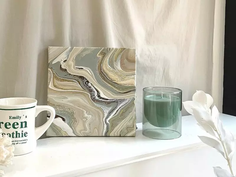 寂靜奶咖流動畫 DIY