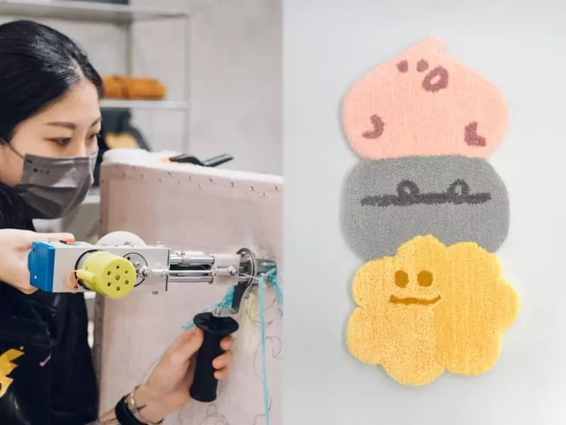 Tufting 刺繡 手作地毯