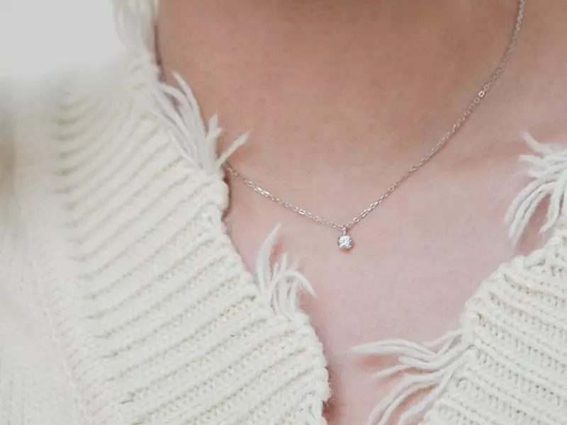 【Isha Jewelry 純銀輕珠寶】小皇冠單鑽純銀項鍊